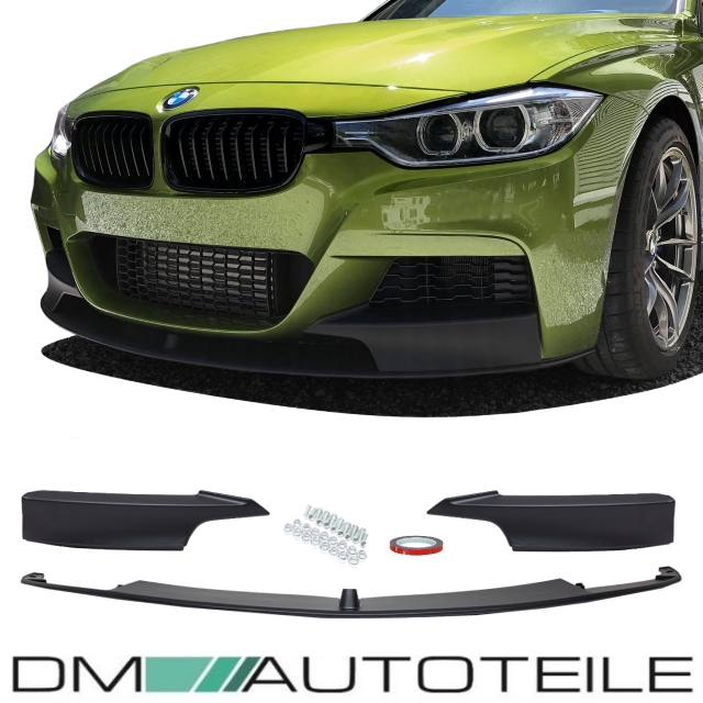 Sport Performance Frontspoiler Splitter Black Matt Fits On Bmw F F