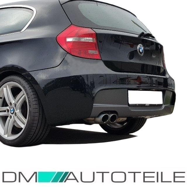 Sport Rear Diffusor Black Fits On Bmw 1 Series E81 E87 04 13 M Sport