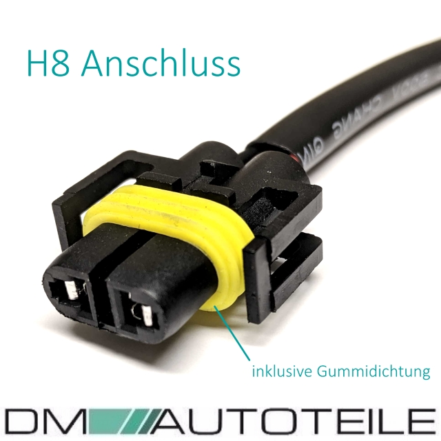 2x Adapter HB4 to H8 H11 Male Connector Connection Car Car Fog Lights ...