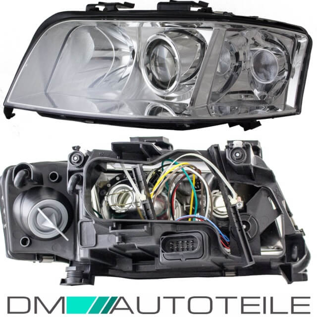 Audi A6 4b C5 01 05 Facelift Limousine Avant Scheinwerfer Set Halogen