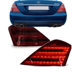 Mercedes W221 LED rear lights Set 05-09 + accessories S63...