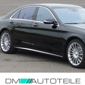 Mercedes S-Class W222 Side Skirts long version + accessories for S63 AMG