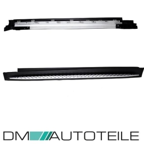 Mercedes ML W164 footboards entrance panels Set 05-11 aluminium