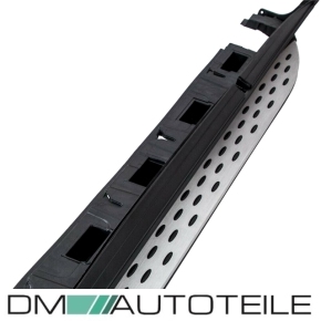 Trittbretter SET in Aluminium für Mercedes M-Klasse W166 mit Anbaumaterial und ABE