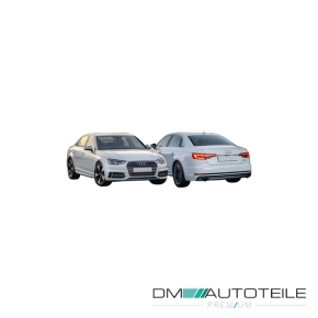 Stoßstange hinten grundiert 6x PDC passt für Audi A4 Avant (8W5, B9) ab 09/2015