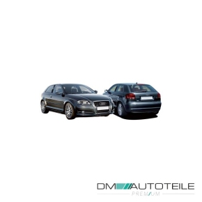 Stoßstange hinten grundiert passt für Audi A3 Sportback (8PA) Facelift ab 08-12