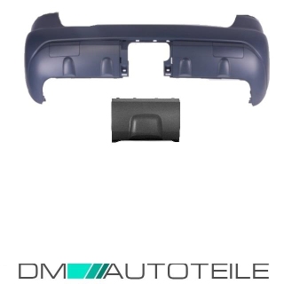 Set Mercedes W163 rear Bumper without park assist without trailer coupling + covers 01-05