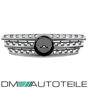 Kühlergrill Chrom Silber W164 Optik für Mercedes ML W163 98-05