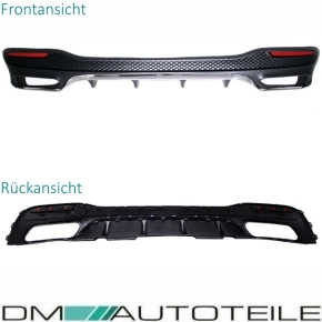 Bodykit Full Bumper Kit + Tail Pipes Chrome fits on Mercedes GLE W166 w/o AMG