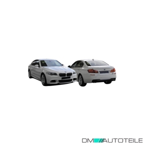 Stoßstange hinten ohne PDC grundiert passt für BMW F10 Limousine 10-18 M-Paket