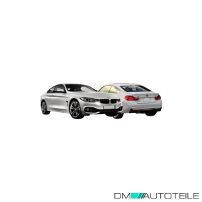 Stoßstange hinten grundiert passt für BMW 4 Coupe Cabriolet F32 F33 mit M-Paket
