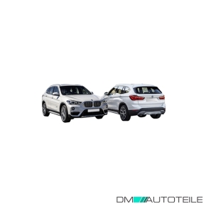 Stoßstange Blende vorne schwarz rauh mit PDC passt für BMW X1 (F48) 2015-2019