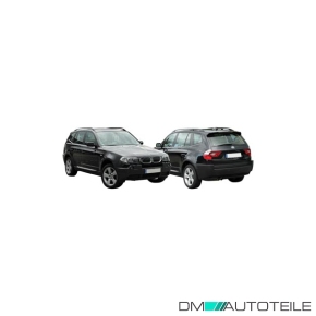 Stoßstange hinten Rechts rauh schwarz passt für BMW X3 (E83) Facelift LCI 06-10