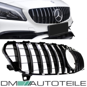 Kidney Front Grille Black Chrome fits on Mercedes W176 15-19 to Sport-Panamericana GT