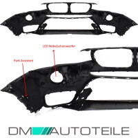 Stoßstange vorne SRA +LED +Park Assistent grundiert f&