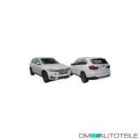 Stoßstange hinten schwarz rauh passt für BMW X5 F