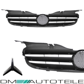 Mercedes SLK Typ R170 Twin Blade Front Grille Black / Chrome Sport 97-04