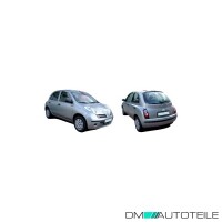 Stoßstange hinten grundiert passt für Nissan Micr