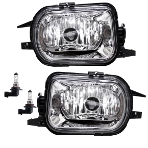 Nebelscheinwerfer HB4 SET für Mercedes SLK R170 C-Klasse W203 / CLK C209 in Klarglas Chrom