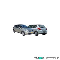 Stoßstange vorne schwarz passt für Nissan Tiida C
