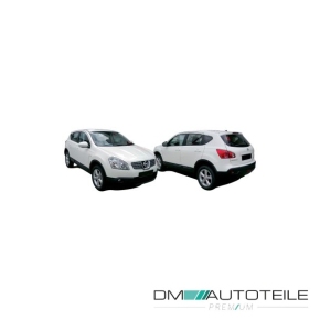 Stoßstange vorne glatt schwarz passt für Nissan Qashqai +2 (J10, JJ10) 06-10