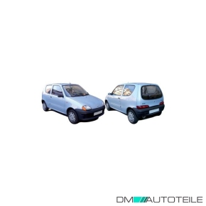 Stoßstange vorne schwarz passt für Fiat Seicento 600 (187) Vorfacelift 98-00