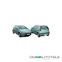 Stoßstange hinten schwarz passt für Fiat Punto (1