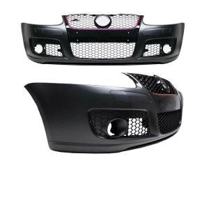 VW Golf MK5 Sport Front BUMPER +complete Grill Red Border...