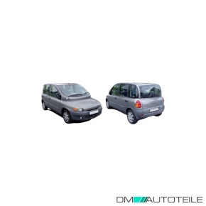 Stoßstange vorne schwarz passt für Fiat Multipla (186) ab 1999-2002 mit Nebel