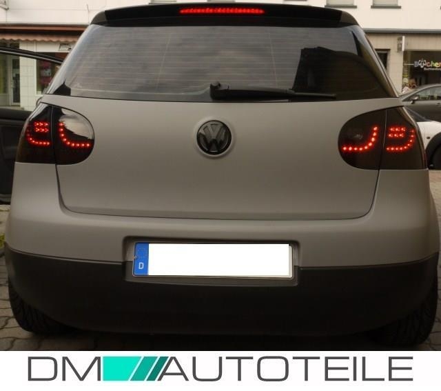 LED Rückleuchten Schwarz VW Golf 5 E-Prüfzeichen Tuning