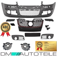 VW Golf 5 V Front Bumper + headlights + fog lights + convers