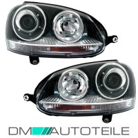 VW Golf 5 V Front Bumper + headlights + fog lights + convers