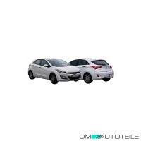 Stoßstange hinten schwarz passt für Hyundai i30 G