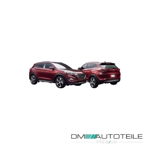 Stoßstange vorne schwarz glatt lackierfähig passt für Hyundai Tucson ab 04/2015