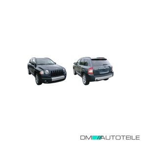 Stoßstange vorne glatt passt für Jeep Compass MK49 ab 2007-2010 Vorfacelift