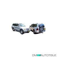 Stoßstange vorne schwarz passt für Mitsubishi Paj