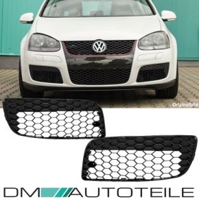 Stoßstangengitter SET für Golf 5 nur GTI im Wabendesign