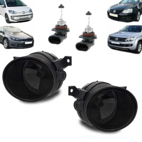 Set VW Golf V Jetta III Amarok Scirocco 137 Up Skoda Citigo fog lights Smoke black