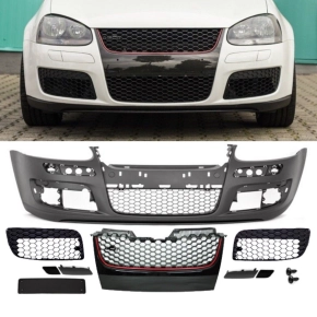 VW Golf 5 Front Bumper + accessories GTI Front Grille...