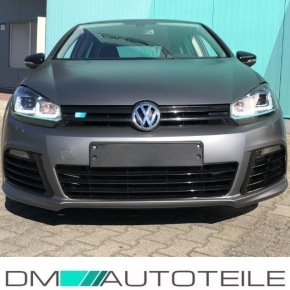 Sport Bodykit Komplett + Diffusor passt für Golf 6 R R20 Umbau ab 2008-2012