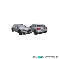 Stoßstange hinten grundiert passt für Mercedes GL