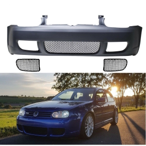 VW Golf 4 Front Bumper 97-06 + accessories Grille black for R32 look