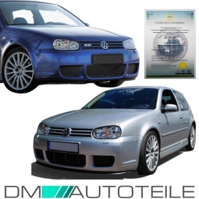 Frontstoßstange / Frontschürze vorne für VW Golf 4 nicht für R32 mit Stoßstangengitter aus Aluminium