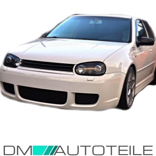 VW Golf 4 Stoßstange R32 Look+ Kühlergrill vorne Schwarz ...