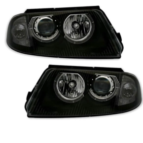 VW Passat 3BG Angel Eyes headlights clear glass black 00-05