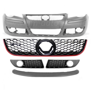 VW Polo 9N 9N3 GTI design Front Bumper 05-09 + ABS accessories