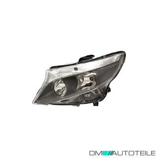 Umrüstung Voll LED Scheinwerfer Set Schwarz Blinker dynamisch passt für Mercedes  Vito W447 2014-2023 mit Halogen ab Werk