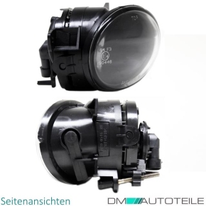 VW T5 Multivan Transporter Facelift Fog Lights Fogs Set Chrome Black + HB4 Bulbs