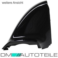 Set VW T5 GP+Amarok Facelift Door Wing Mirror Covers Black E