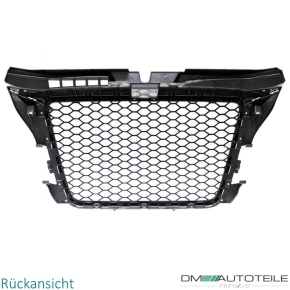 Kühlergrill Wabengrill Schwarz Glanz passt für Audi A3 8P Facelift 08-13 und RS3